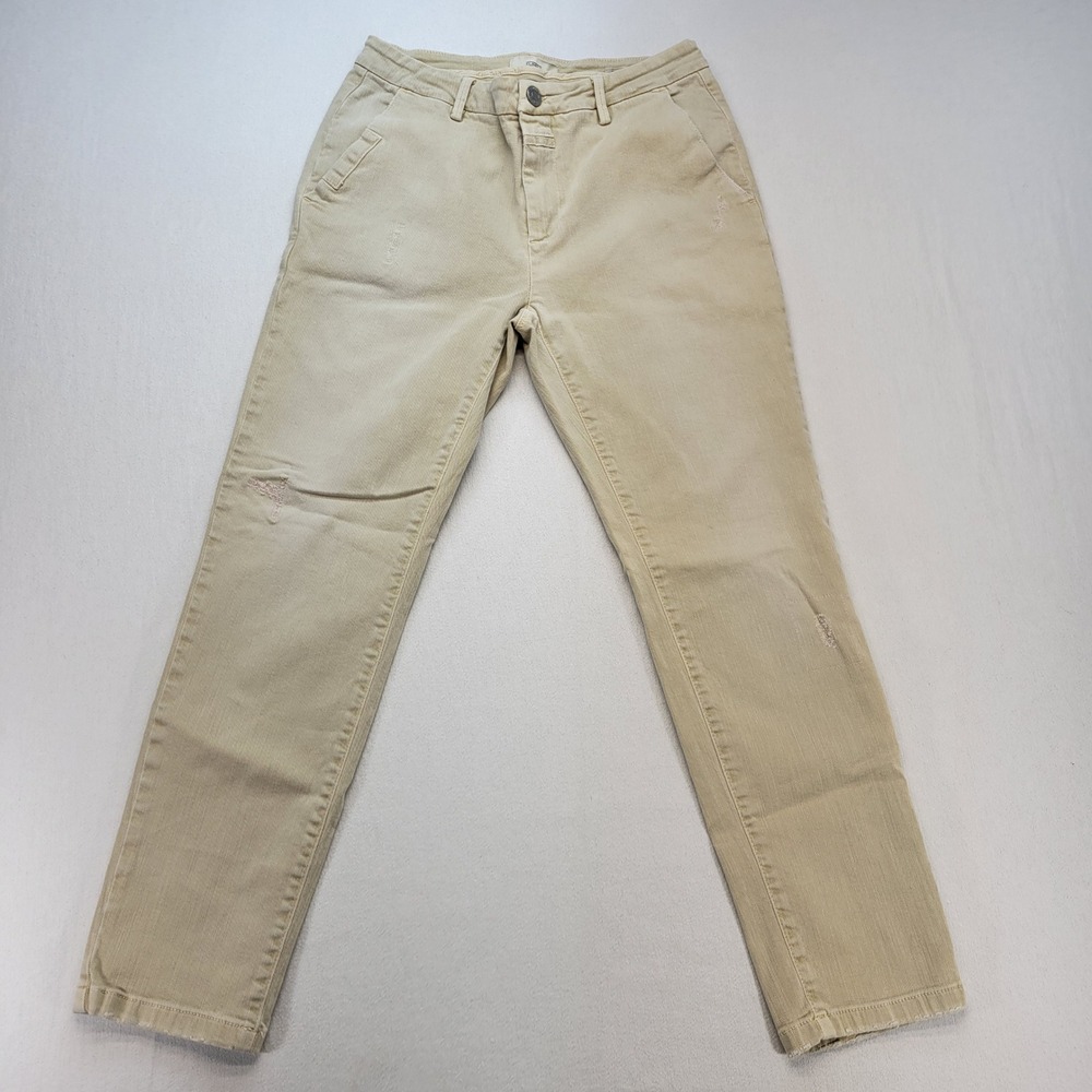 Closed Jack Pants‎ Womens 27 Tan Beige Chino Stretch Cotton Made in Italy C91012